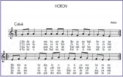 melodika horon notaları